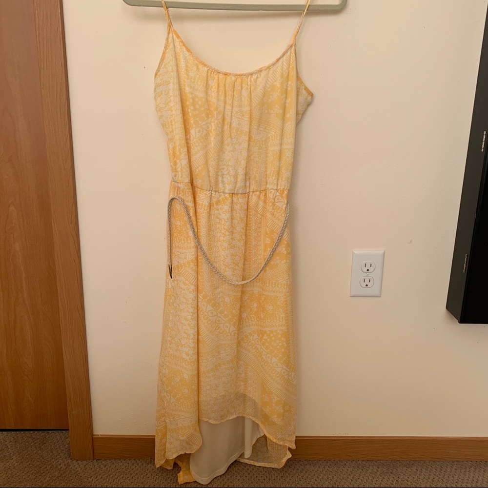Maurices Yellow Maxi Dress